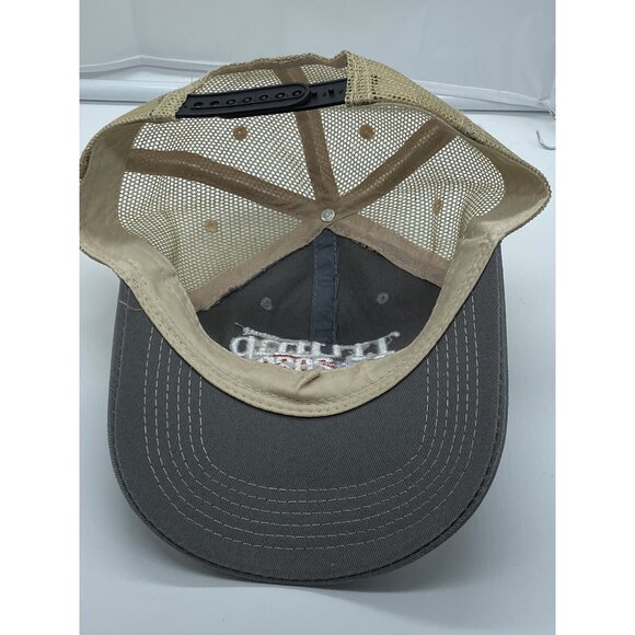 Trump 2020 Gray Tan Cap Trucker Hat Snap-back Summer - Picture 14 of 14